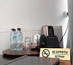 Номер стандарт семейный с 2 двуспальными кроватями в Olimp Plaza