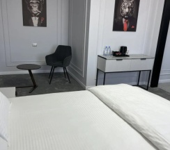 Двухместный люкс с красивым видом из окна двуспальная кровать в Karibi