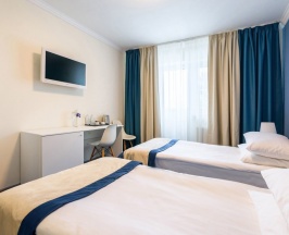 Двухместный номер Standard с балконом 2 отдельные кровати в RiverSide