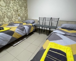 Кровать в 3-местном общем номере в Hotel 777