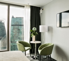 Стандарт для двоих в Федерации 53 этаж в Panorama city hotel