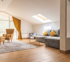 Двухместный семейный номер Deluxe с красивым видом из окна двуспальная кровать в Grand shale