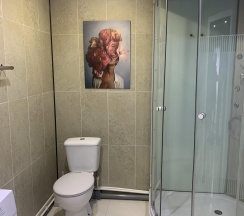 Коттедж стандарт с 1 двуспальной кроватью Фиолетовый дом в Кувшиново сити