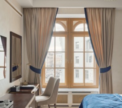 Номер делюкс с видом на город с 1 двуспальной кроватью в Wawelberg Hotel St.Petersburg