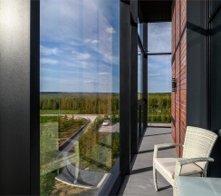 Комфорт с балконом и двумя раздельными кроватями в Minger Med SPA