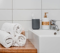 Студия Superior с красивым видом из окна в Апартаменты Стильная Студия в Башне Комплекса Ворота в Город