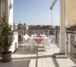 Номер Standard Пентхаус c 1 комнатой с частичным видом на море в Residence Sunrise Cesenatico