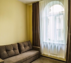 Номер стандарт семейный с 1 двуспальной кроватью в Оптима