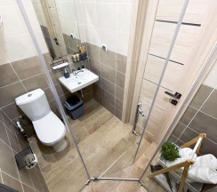 Номер стандарт с 1 двуспальной кроватью в Pallada