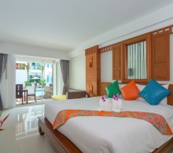 Двухместный номер Deluxe с балконом 2 отдельные кровати в The samui beach resort