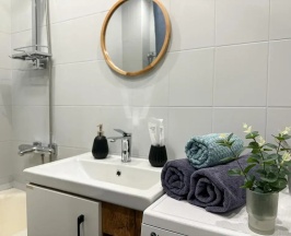 Апартаменты с 2 комнатами с красивым видом из окна в Квартира IZI home Kamchatka с шикарным видом на вулканы
