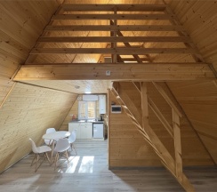 Эко-вилла 2-х уровневая «Афрейм» в Эльбрус