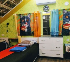 Трехместный номер с 3 односпальными кроватями в Мур ля мур