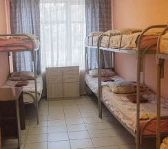 Кровать в общем номере (общая ванная комната) в Древний Псков
