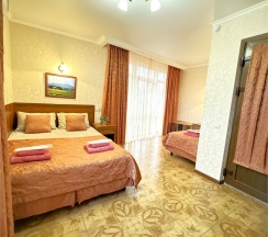 Трехместный комфорт с панорамными окнами (4 этаж) в Атриум