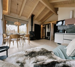 Лодж 4 с бесплатной сауной + Безлимитное посещение ЕлятыПарка в ЕлятыЛодж