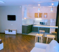 «Sky Apartment ЖК Манхэттен 16 этаж», Студия, Яковлева, 5, ID 74-057 в "ИннХоум Апартаменты"