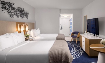 Двухместный номер 2 отдельные кровати в Hilton Fort Lauderdale Marina