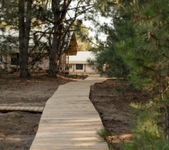 Большая дача с террасой в Синий Яр