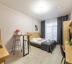 Стандартная студия с кроватью King size в Pulkovo Apart