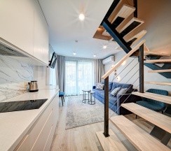 Duplex с боковым видом на море в Лучезарный Резорт