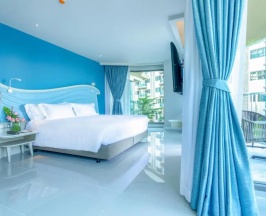 Двухместный номер Deluxe с видом на океан (двуспальная кровать) в Centara Sonrisa Residences & Suites Sriracha