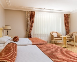 Номер первой категории СУПЕРИОР ТВИН (вид на стену) в Rimar Hotel Krasnodar