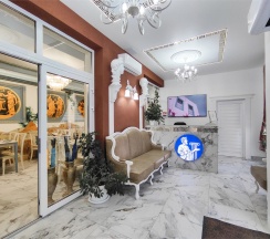 Двухуровневый номер в стиле греческой Спарты без окна в Греческий Олимп