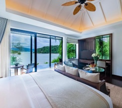 Люкс с бассейном Grand с 2 комнатами с видом на море в Anantara Layan Phuket Resort