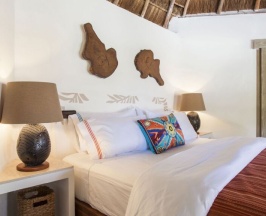 Двухместный номер Palapa с видом на сад двуспальная кровать в Shangri-la Caribe Beach Village Resort