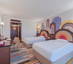 Двухместный номер Deluxe Standard с видом на море 2 отдельные кровати в Megasaray WestBeach Antalya