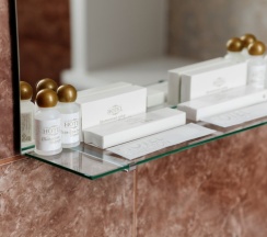 Двухместный люкс с видом на город двуспальная кровать в Домна