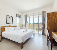 Вилла Deluxe с 2 комнатами с красивым видом из окна в Отель The Oriental Beach Pearl