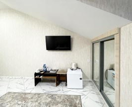 Номер стандарт с 1 двуспальной кроватью (мансарда) в Palmire