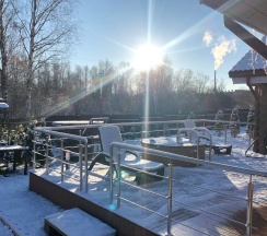 Дом с баней, камином и террасой 4+2 в Snhaus