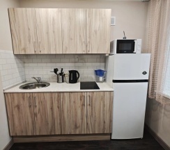 Двухместные апартаменты c 1 комнатой (двуспальная кровать) в Квартира Калина на Волгоградской