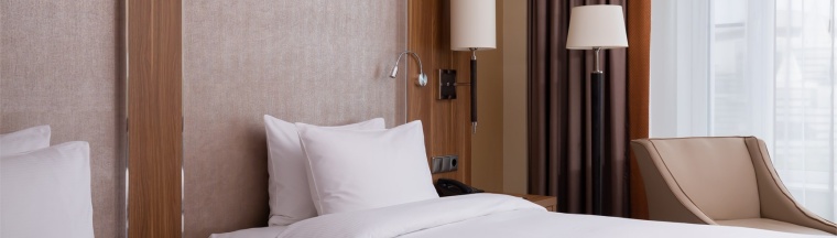 НОМЕР С ДВУМЯ ОДНОСПАЛЬНЫМИ КРОВАТЯМИ (TWIN) в Doubletree by Hilton Tyumen