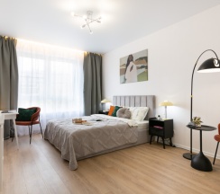 Апартаменты Комфорт с двумя спальнями в Happy House - Люблинская