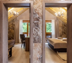 Апартаменты с балконом и видом на горы в Stellar collection chalet, Krasnaya Polyana