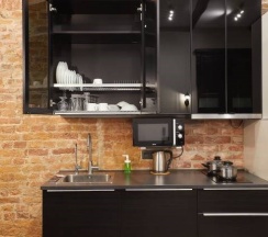 Семейная студия с мини-кухней в Jazzclub