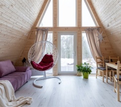 Светлое шале 1 в Рай в шалаше