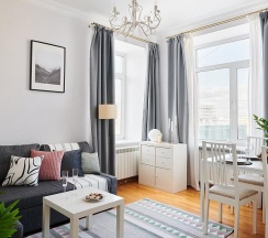 2-комнатные апартаменты стандарт в GMApartments (ДжиЭмАпартментс) на улице Тверская 6 строение 3