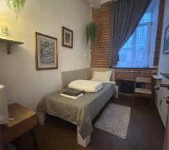 Одноместный номер с ТВ без удобств в Два гуся