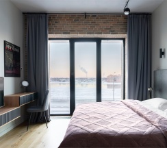 Deluxe студия с видом на реку в Sv Loft Apart