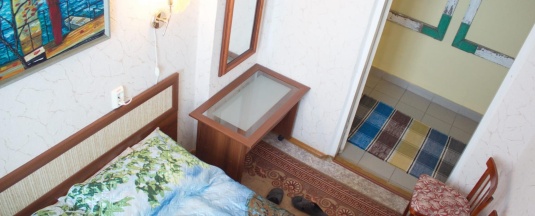 Номер стандарт семейный с 1 двуспальной кроватью в Хостел