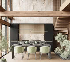 Коттедж VIP с балконом в Плавное течение