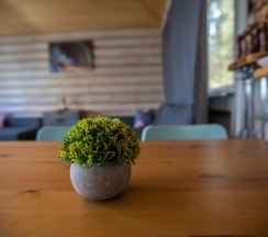 Домик на берегу озера в Огни Имандры