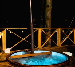 Купольный дом-сфера «Asteria» с Фурако гидромассажем в IstraCot&Spa