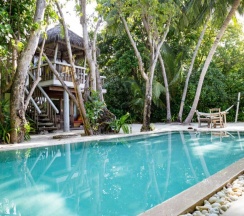 Двухместный With Pool Crusoe двуспальная кровать в Soneva Fushi