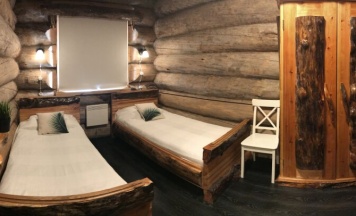 Коттедж с красивым видом из окна в Лесные ягоды